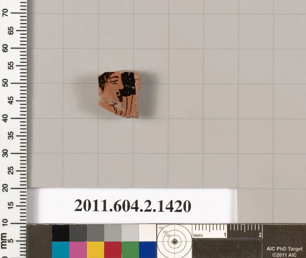 Terracotta fragment of a skyphos (deep drinking cup)? — Unknown