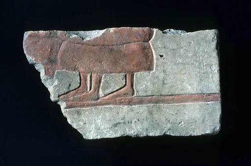 Relief with two foreigners