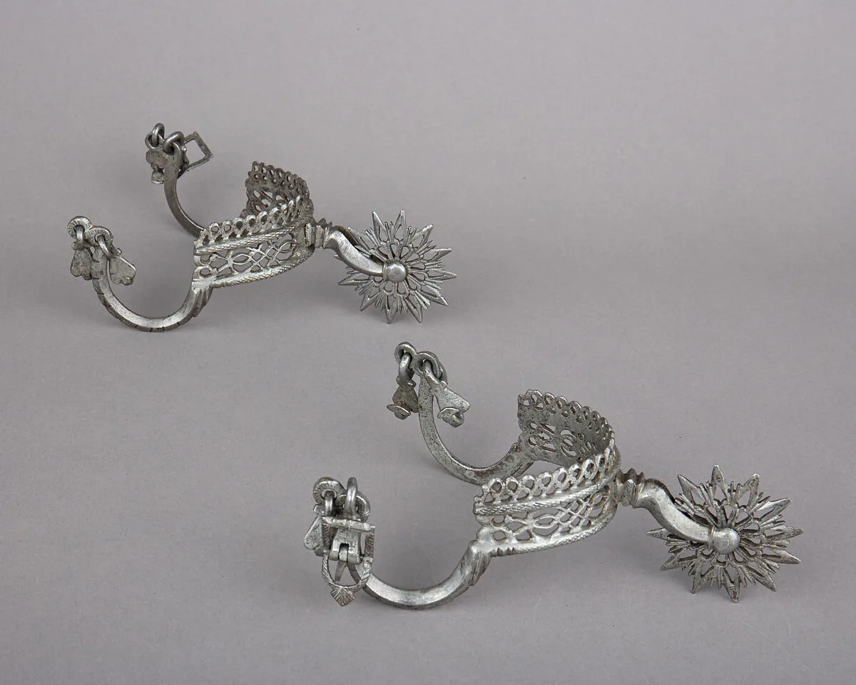 Pair of Rowel Spurs — Unknown