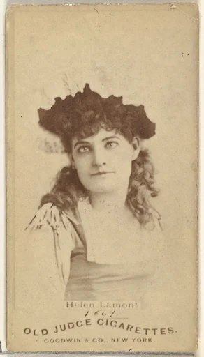 Helen Lamont, from the Actors and Actresses series (N171) for Old Judge Cigarettes