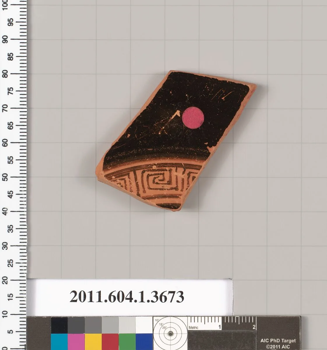 Terracotta fragment of a kylix (drinking cup) — Unknown