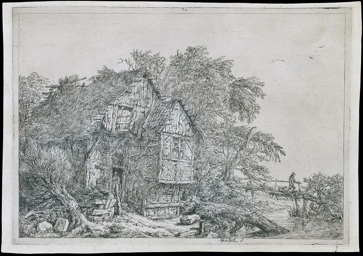 The Little Bridge (Le Petit Pont) — Jacob van Ruisdael