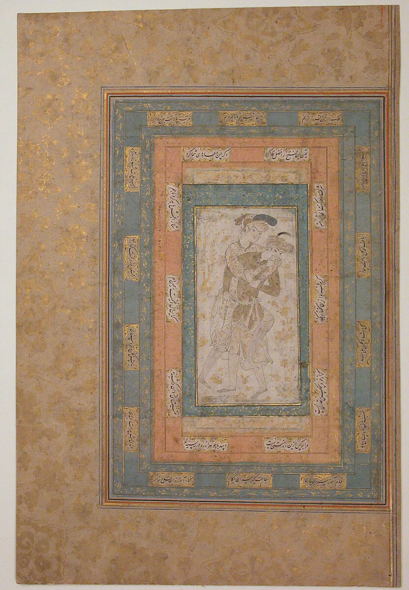 Two Youths Romping — Unknown