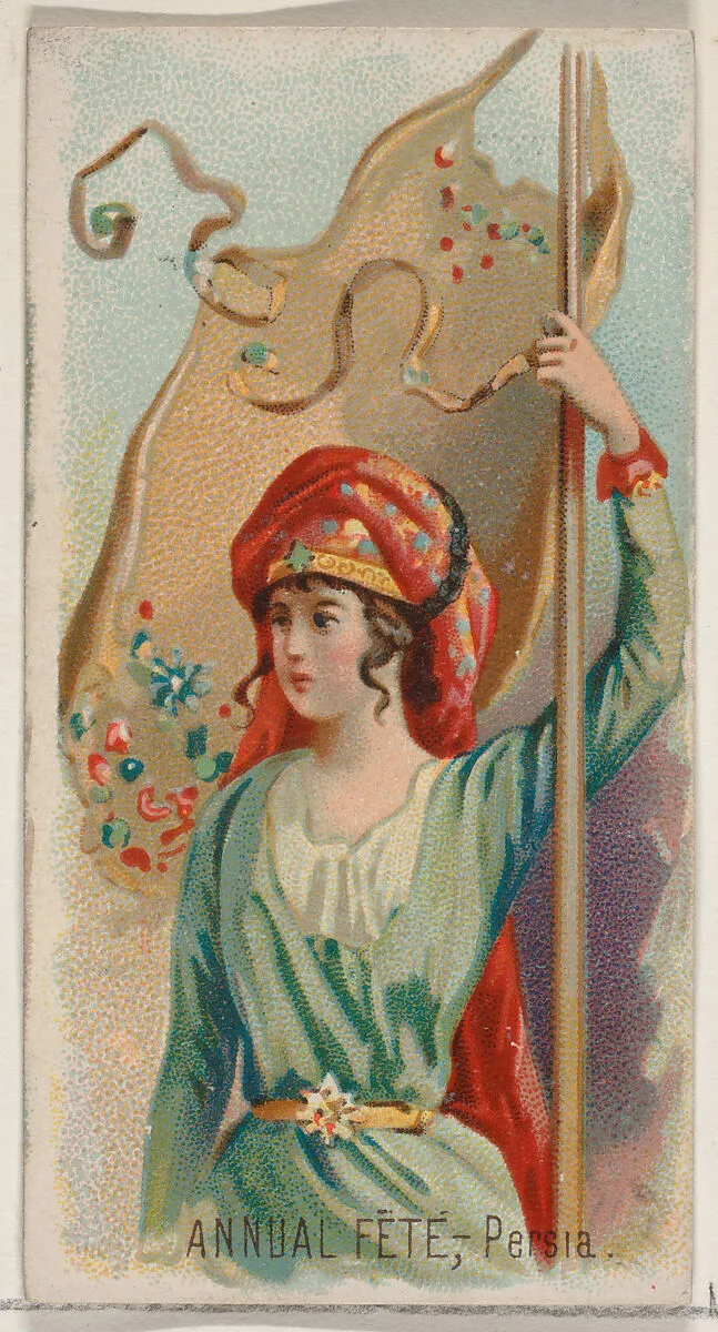 Annual Fête, Persia, from the Holidays series (N80) for Duke brand cigarettes — W. Duke, Sons & Co.|George S. Harris & Sons
