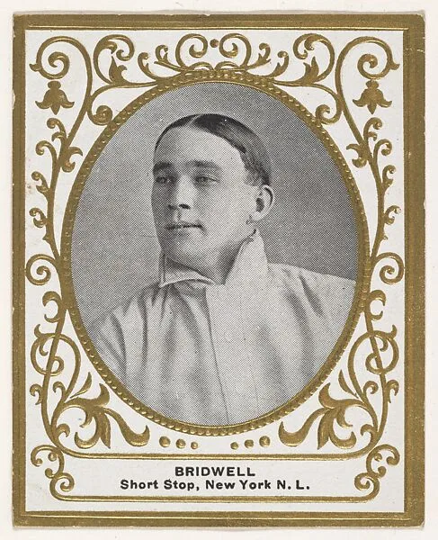 Bridwell, Shortstop, New York, National League, from the Baseball Players (Ramlys) series (T204) issued by the Mentor Company to promote Ramly and T.T.T. Turkish Cigarettes — Carl Homer Studios, Boston|Mentor Company, Boston