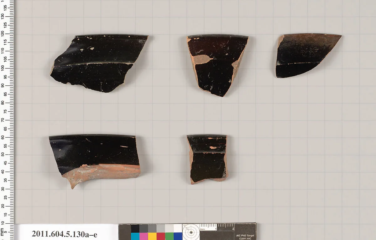 Terracotta rim fragments of stemless kylikes (drinking cups)? — Unknown