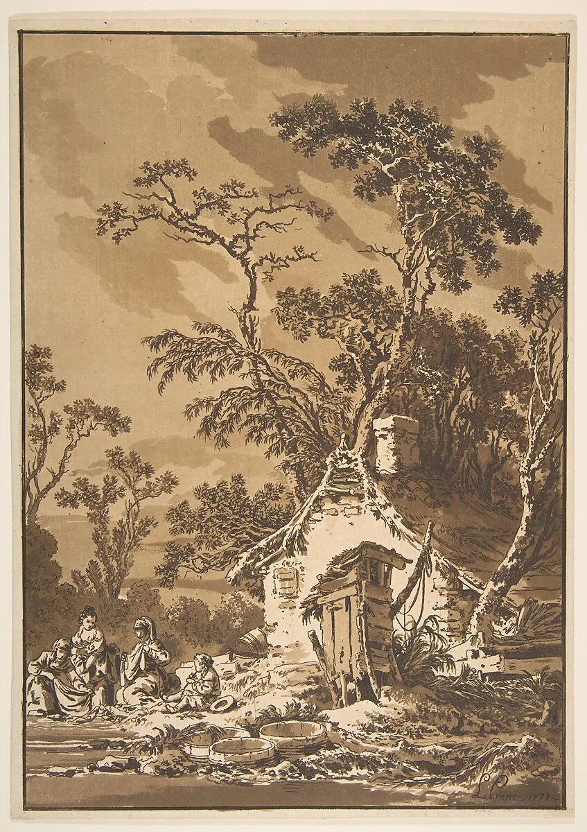 The Washerwomen (Les Laveuses) — Jean-Baptiste Le Prince