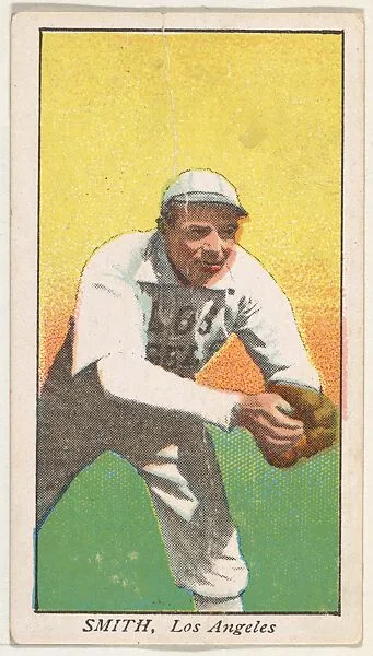 Smith, Los Angeles, from the "Obak Baseball Players" set (T212), issued by the American Tobacco Company to promote Obak Mouthpiece Cigarettes — American Tobacco Company