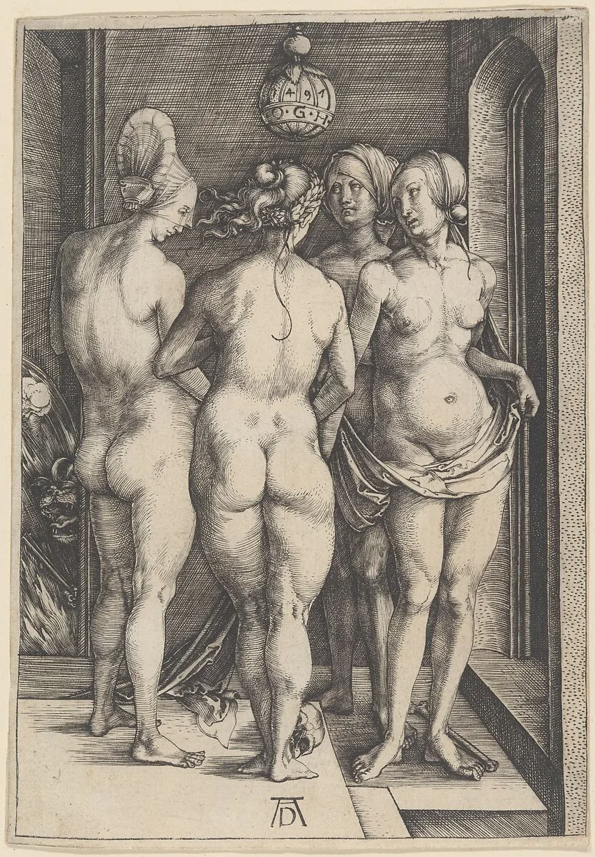 Four Naked Women — Albrecht Dürer
