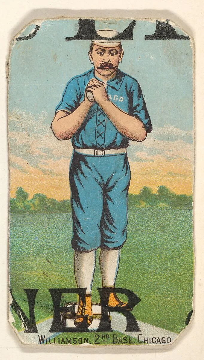 Williamson, 2nd Base, Chicago, from the Gold Coin series (N284) for Gold Coin Chewing Tobacco — D. Buchner & Co., New York