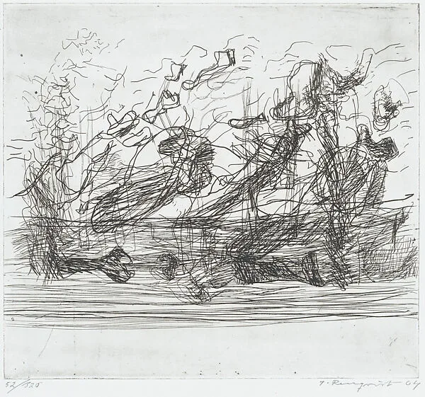 The edge of the forest (Skogsbryn I), from the portfolio of the Swedish Fine Art Print Society (Föreningen för Grafisk Konst) — Föreningen för Grafisk Konst|Torsten Renqvist