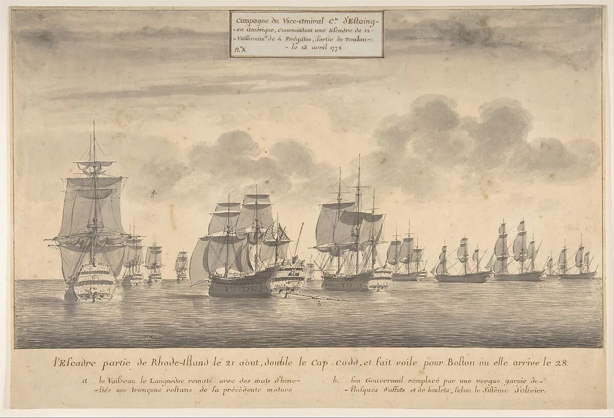 Campagne du Vice-amiral Cte d'Estaing — Pierre Ozanne