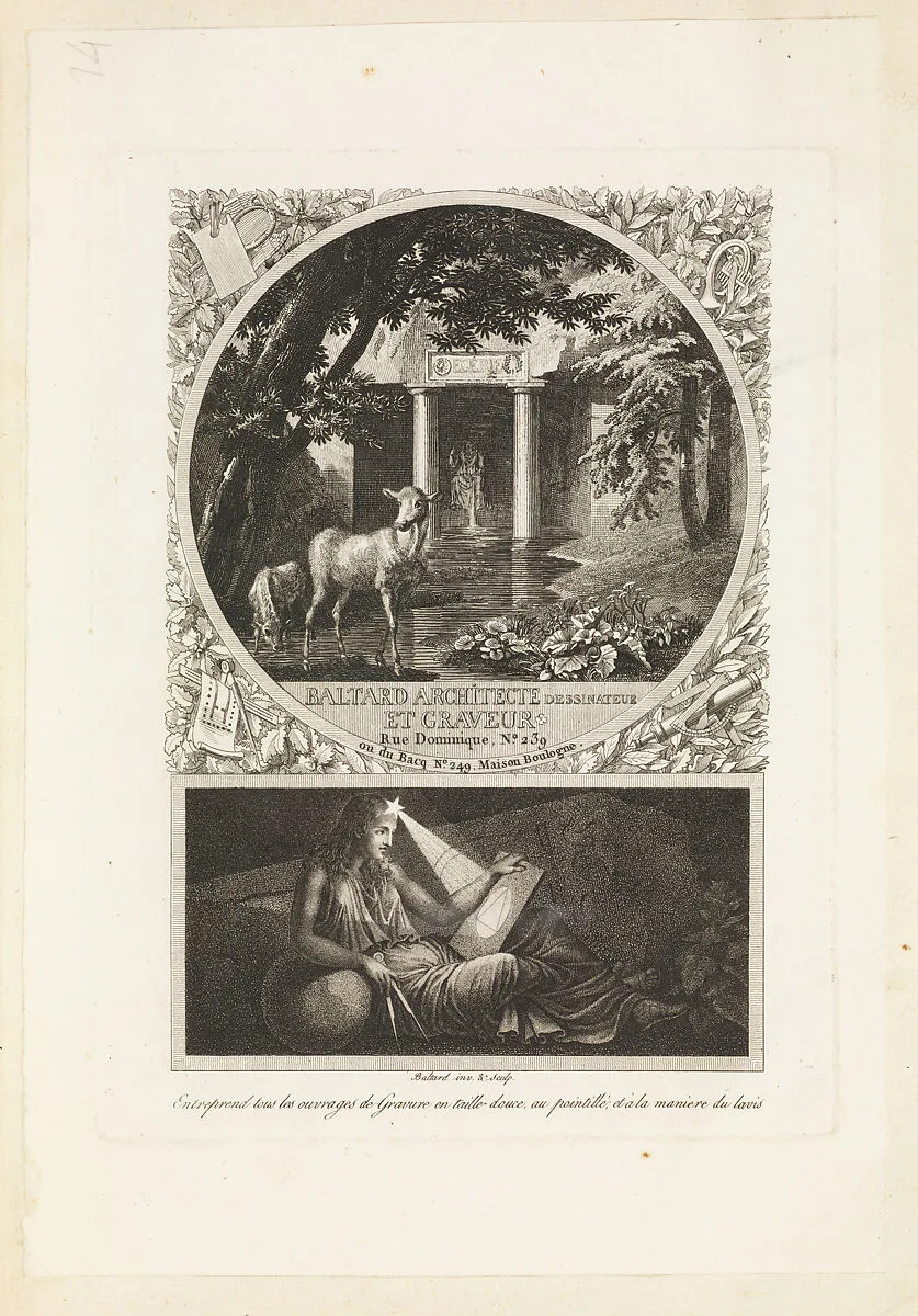 Scrapbook with 26 prints — Louis Pierre Baltard