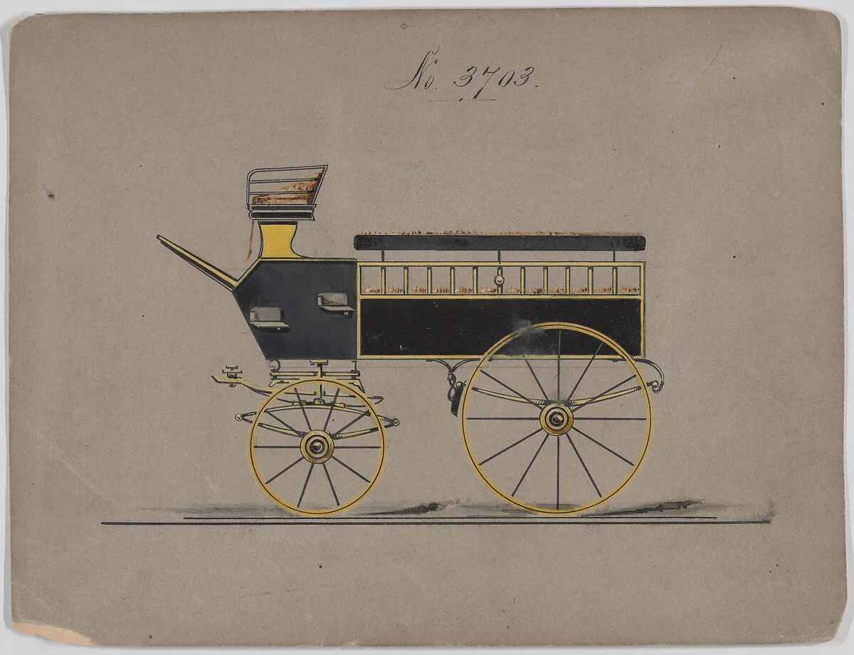 Design for Wagonette Break, no. 3703 — Brewster & Co.
