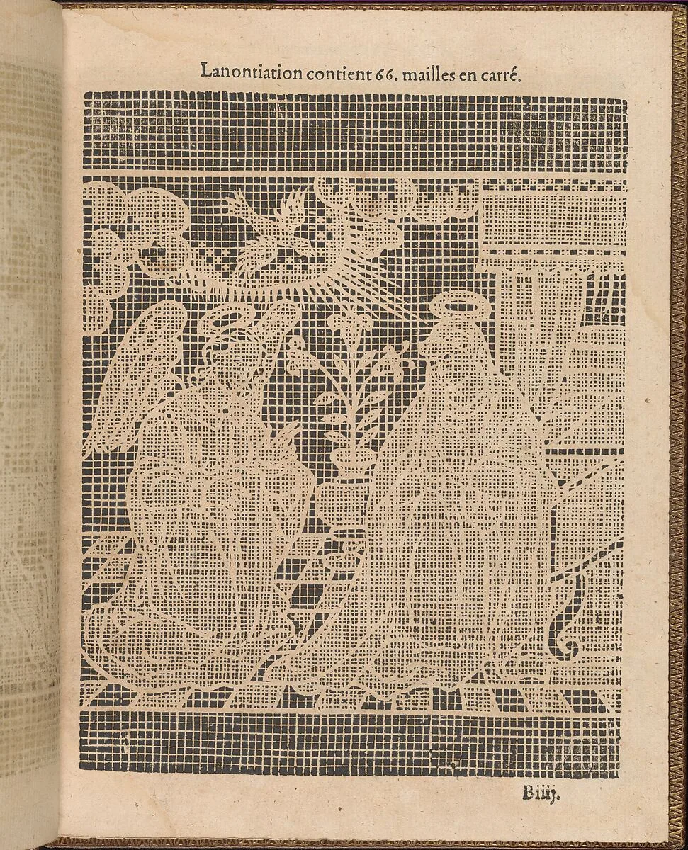 La Pratique de l'Aiguille, page 8 (recto) — Matthias Mignerak|Pierre Firens|Marie de Medici|Jean Le Clerc
