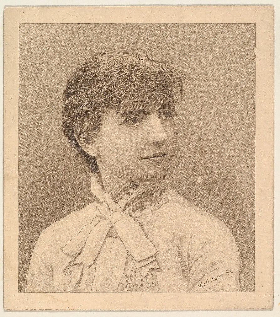 Portrait, from the Women's Portraits series (N198) issued by Wm. S. Kimball & Co. — William S. Kimball & Company|William Wellstood