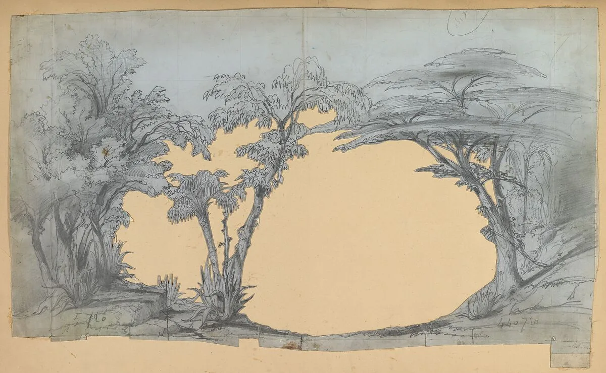 Design for a Stage Set — Eugène Cicéri