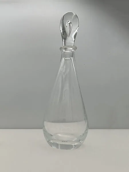 Decanter with stopper — Samuel L. Ayres|Corning Glass Works, Steuben Division