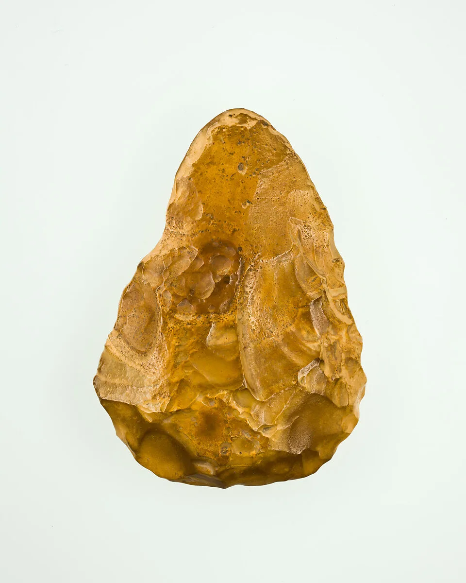 Biface, commonly referred to as a hand ax — Unknown