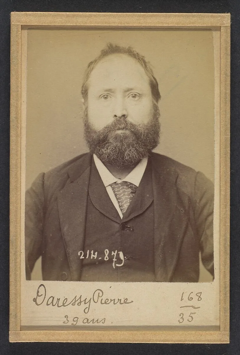 Daressy. Pierre. 39 ans, né à Lherme (Haute-Garonne). Cordonnier. Anarchiste. 28/2/94. — Alphonse Bertillon