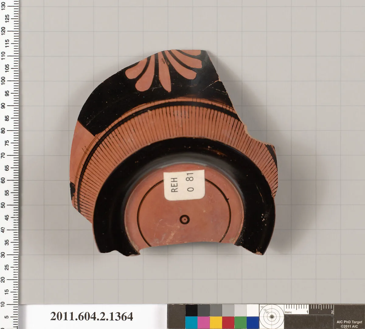 Terracotta fragment of a skyphos (deep drinking cup) — Unknown