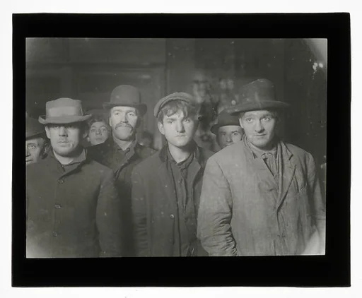 [Social Documentary Lantern Slide of New York]