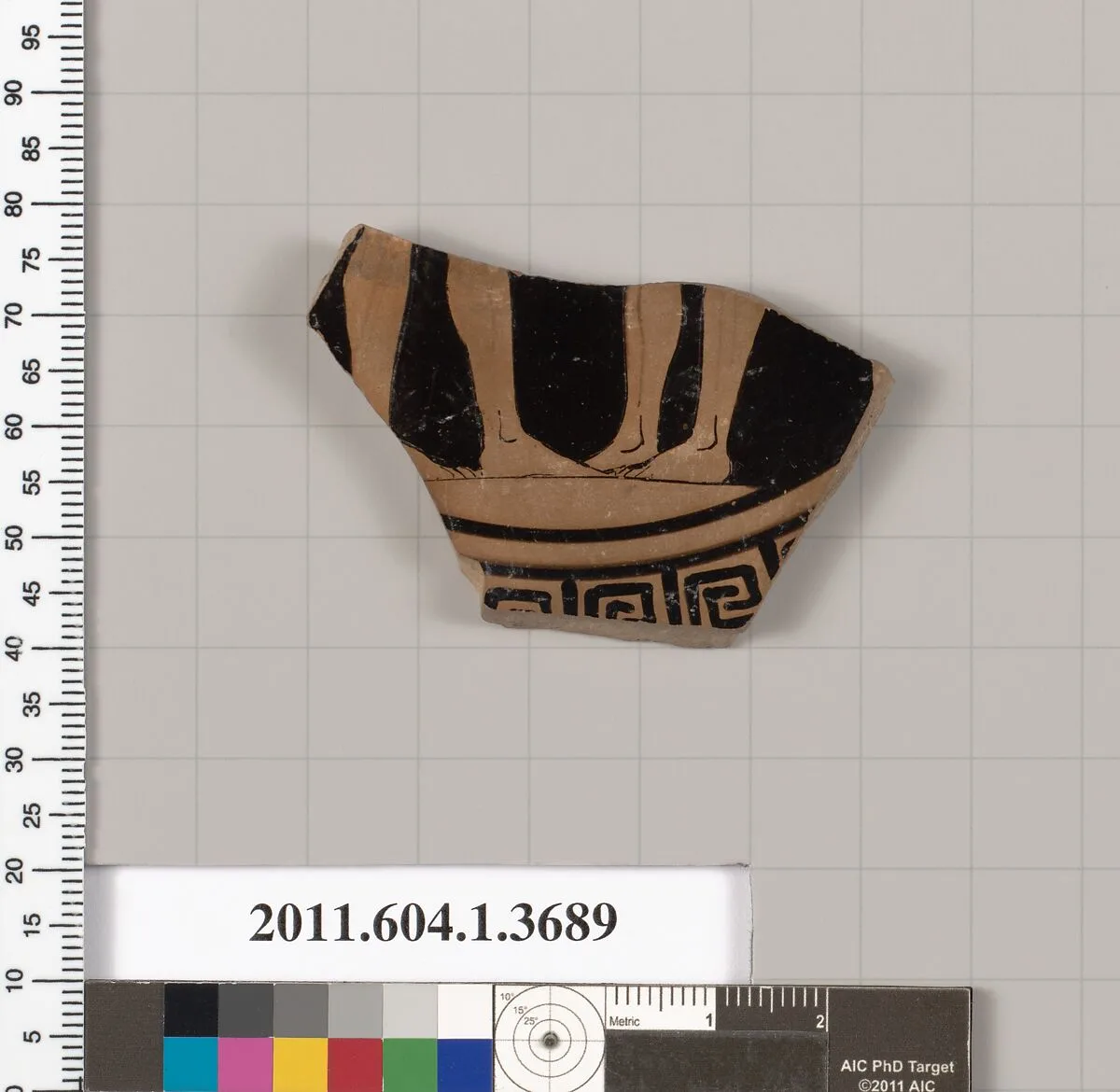 Terracotta fragment of a kylix (drinking cup) — Unknown