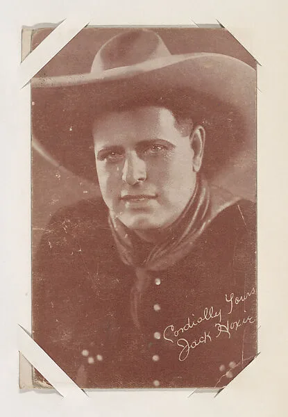 Jack Hoxie from Western Stars or Scenes Exhibit Cards series (W412) — Unknown