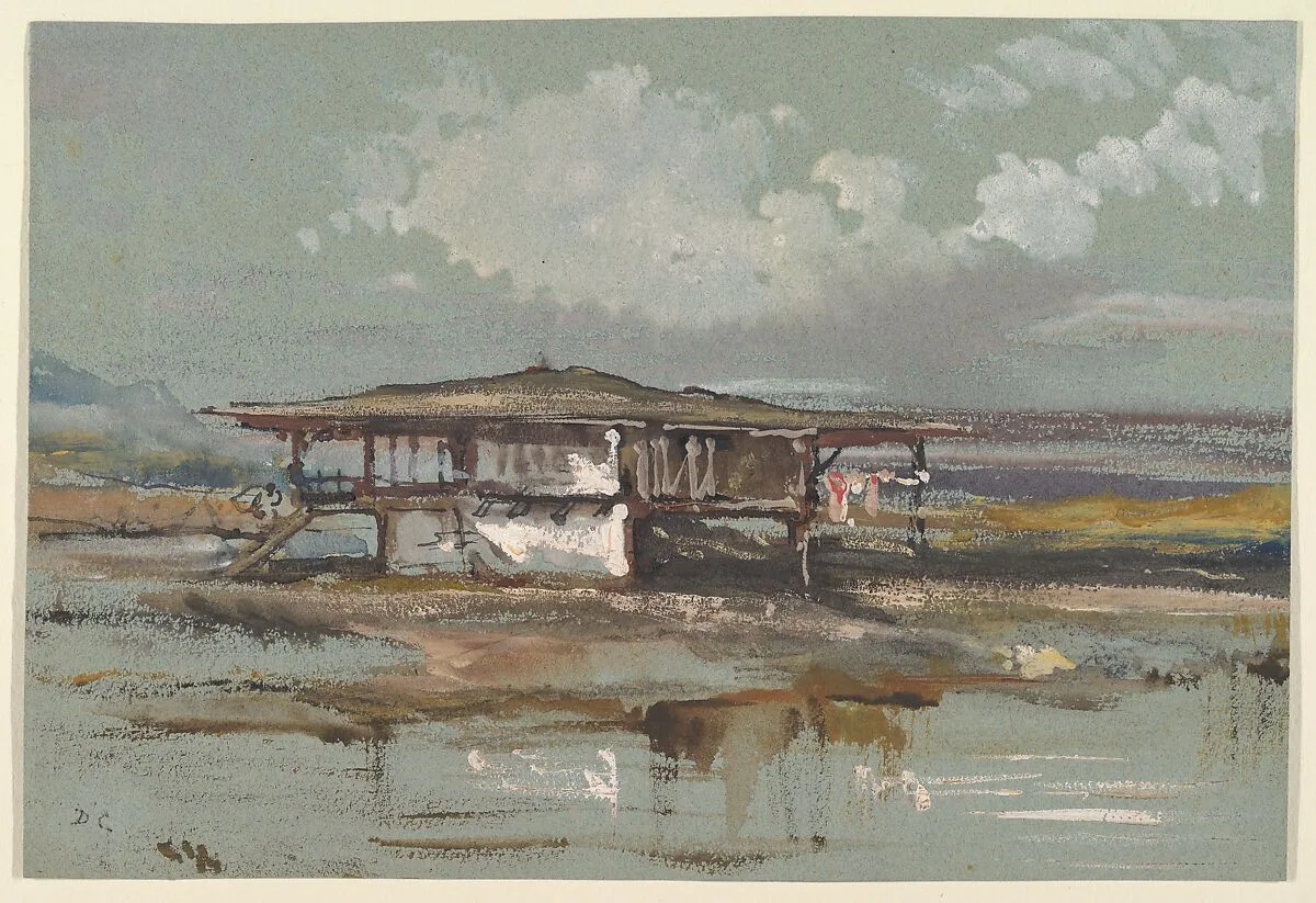 A House in Turkey — Alexandre-Gabriel Decamps