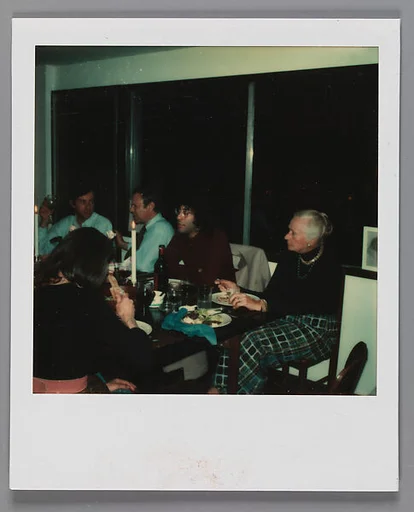 [Walker Evans's 70th Birthday Party, Old Lyme, Connecticut: Jerry Thompson, Leslie Katz, Michael Lesy, and Mary Knollenberg]