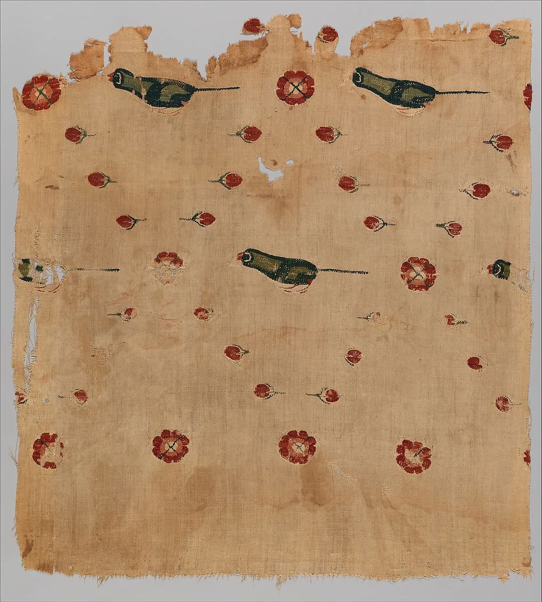 Fragment of a Hanging with Birds and Flowers — Unknown