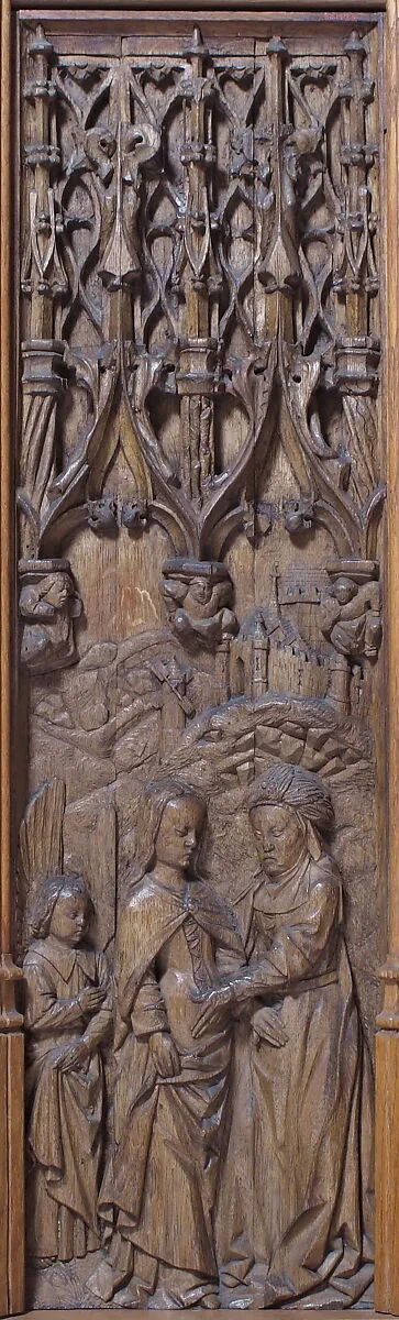 Panel with the Visitation — Unknown