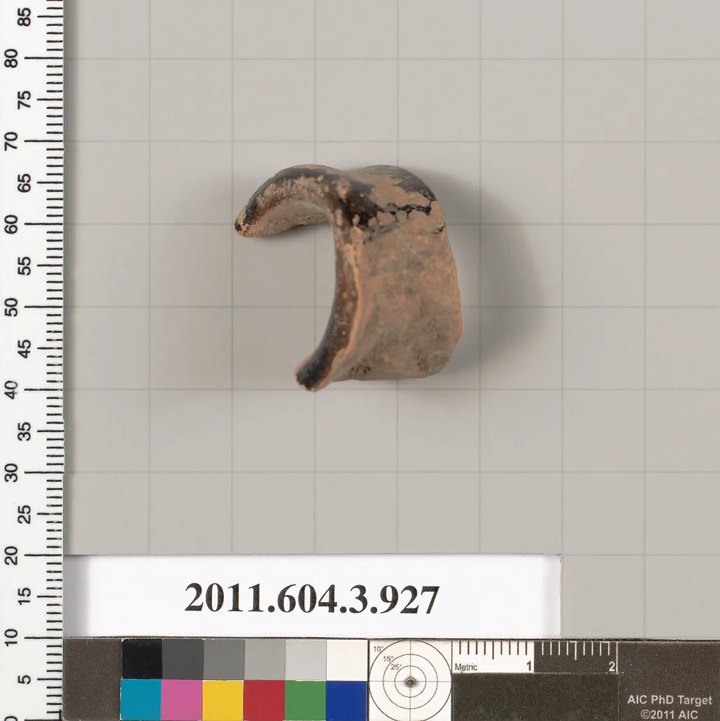 Terracotta fragment of a lekythos (oil flask) — Unknown