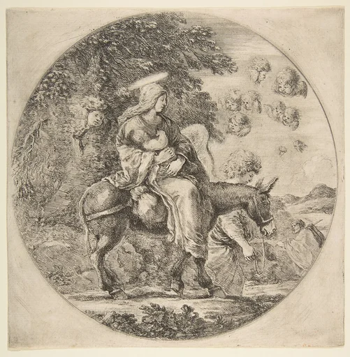 Flight into Egypt, a round composition