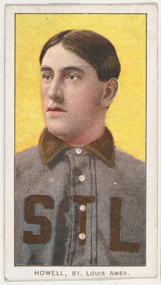 Howell, St. Louis, American League, from the White Border series (T206) for the American Tobacco Company — American Tobacco Company