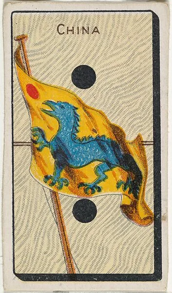 China, from the National Flag on Domino series (T177) issued by Kinney Brothers to promote Sweet Caporal Cigarettes — Kinney Brothers Tobacco Company