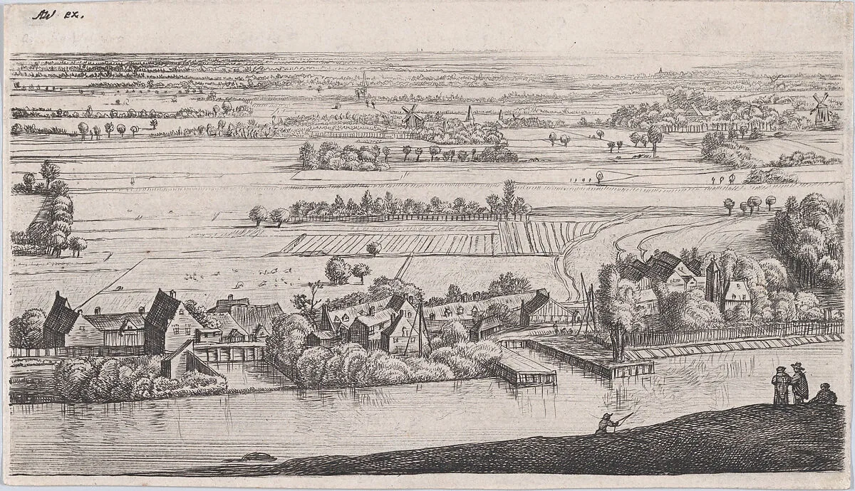 Village on a River — Jan Ruischer|Anthonie Waterloo