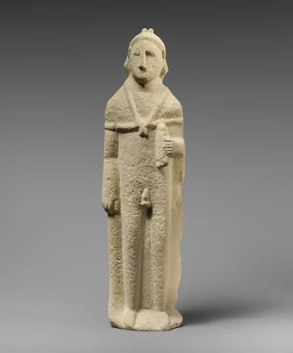 Limestone statuette of Pan