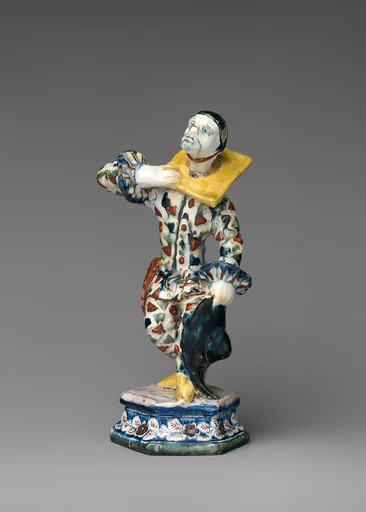 Harlequin in a pillory