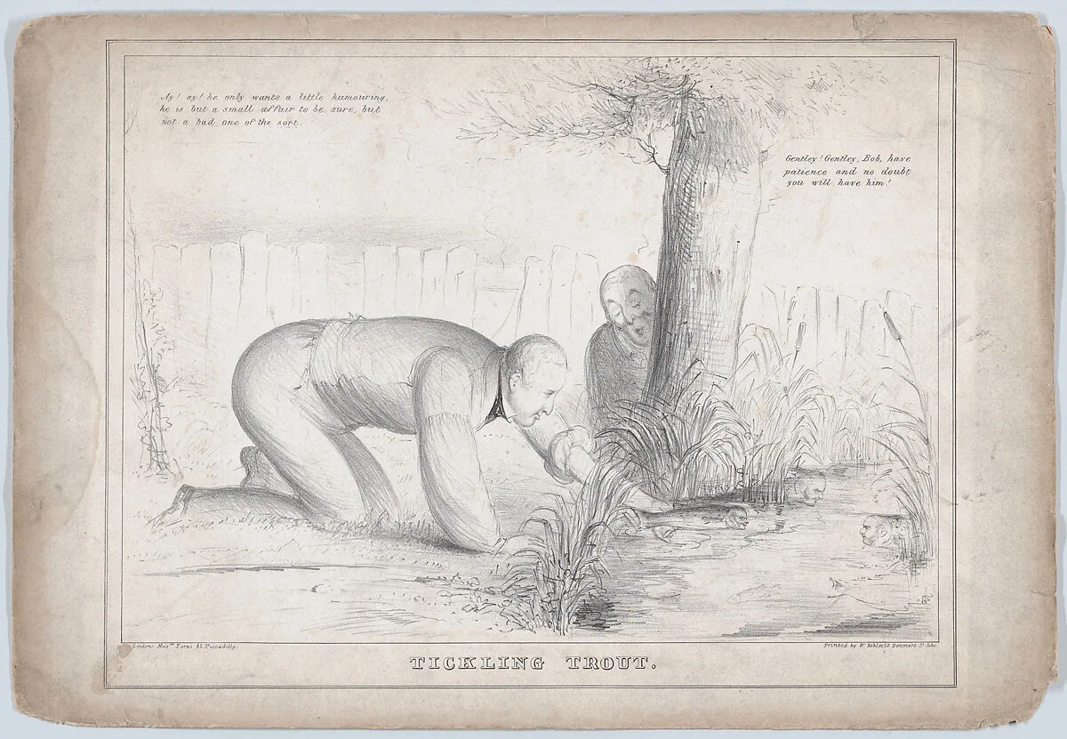 Tickling Trout — William Kohler|Mssrs. Fores|Arthur Wellesley, 1st Duke of Wellington