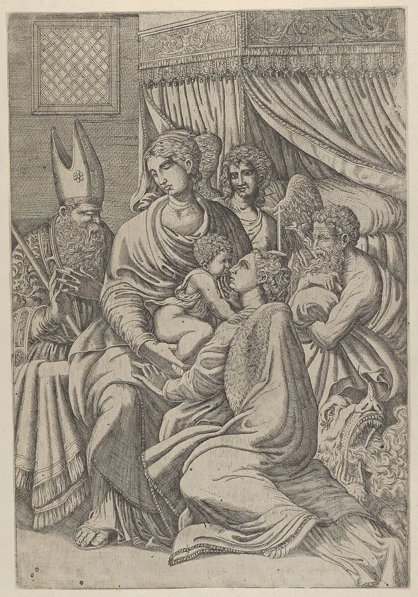Madonna of Saint Margaret — Master IQV|Parmigianino (Girolamo Francesco Maria Mazzola)