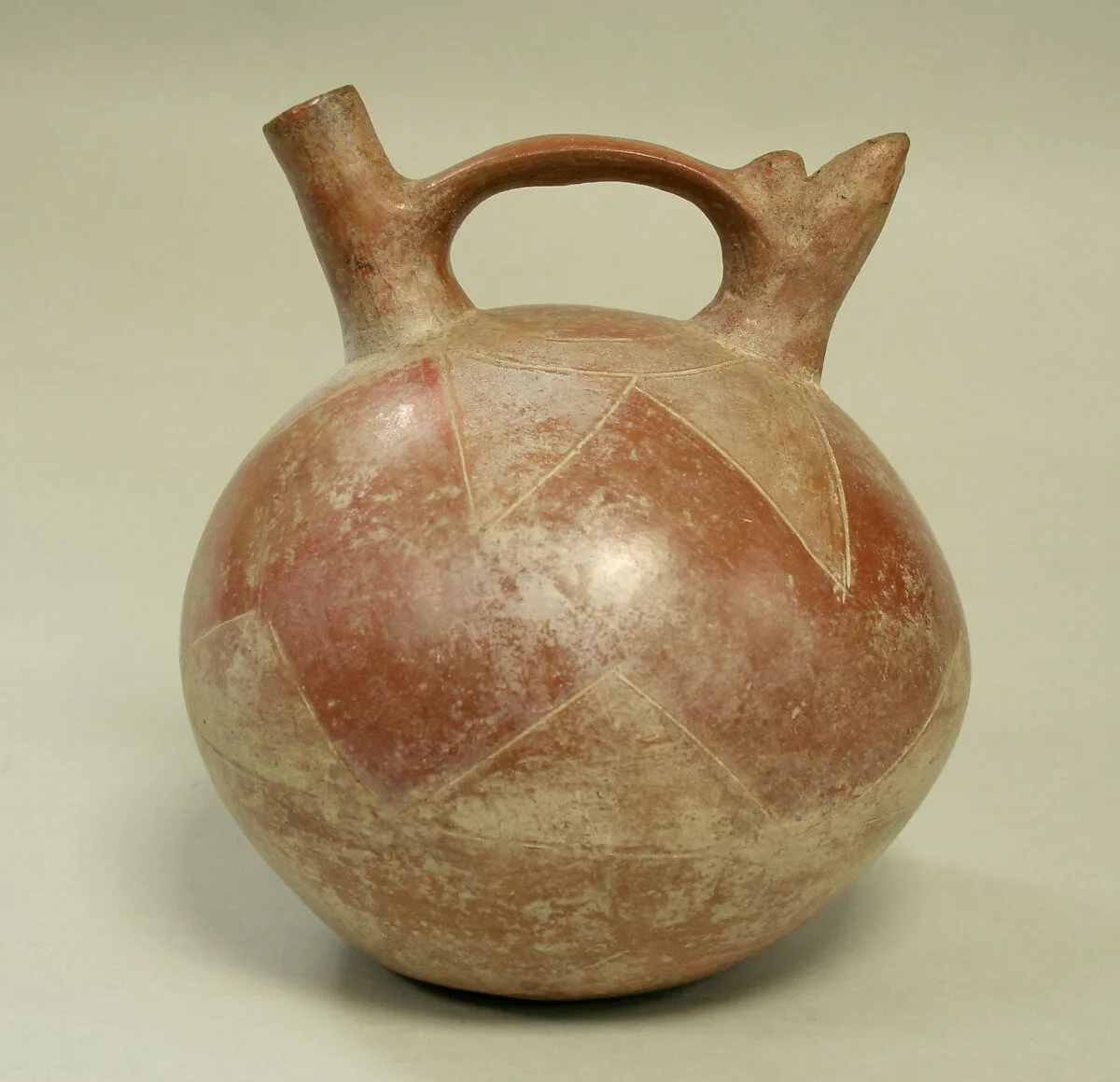 Whistling Double Spout and Bridge Bottle — Unknown