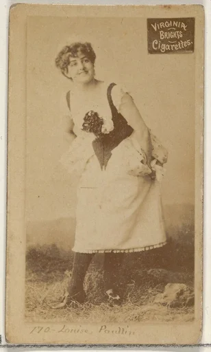 Card 770, Louise Paullin, from the Actors and Actresses series (N45, Type 2) for Virginia Brights Cigarettes