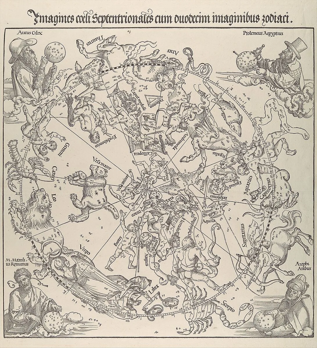 The Celestial Map- Northern Hemisphere — Albrecht Dürer