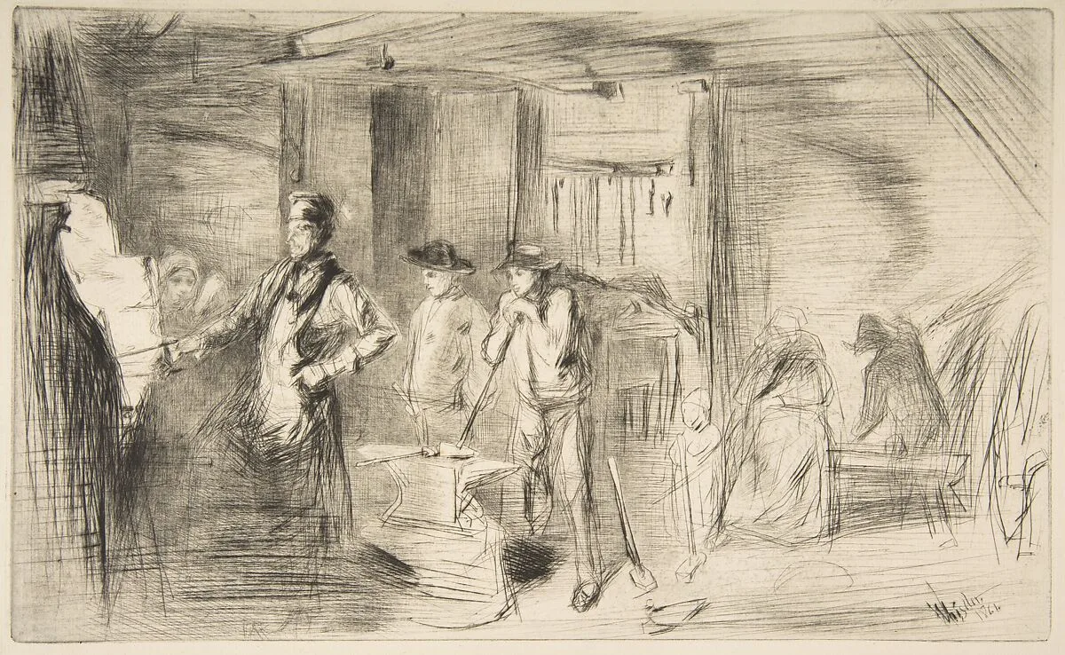 The Forge — James McNeill Whistler