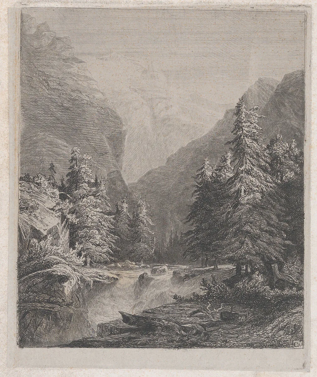 Landscape — Alexandre Calame