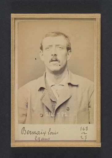 Bernaix. Louis. 29 ans, né à Clichy. Couvreur. Anarchiste. Fiché le 27/2/94.