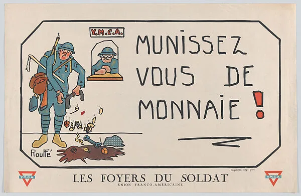 Munissez vous de monnaie! — Rouffé|Union Franco-Américaine|Coquemer Imprimerie, Paris
