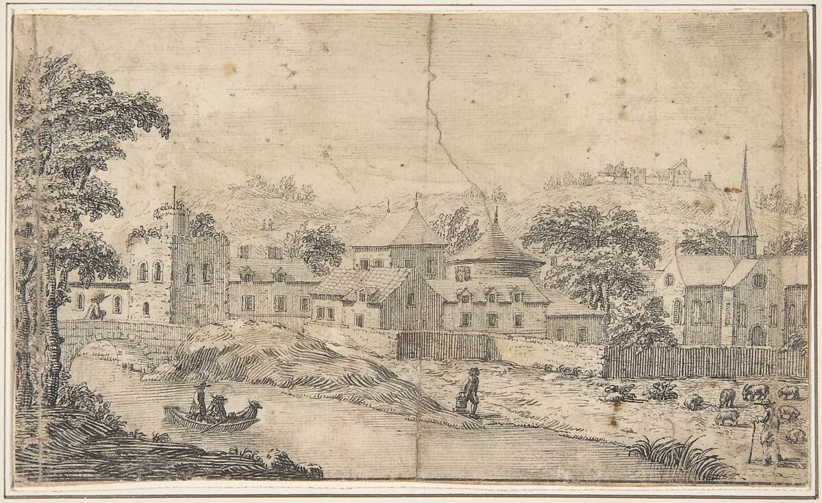 A Town by a Rivers Edge — Nicolas Perelle