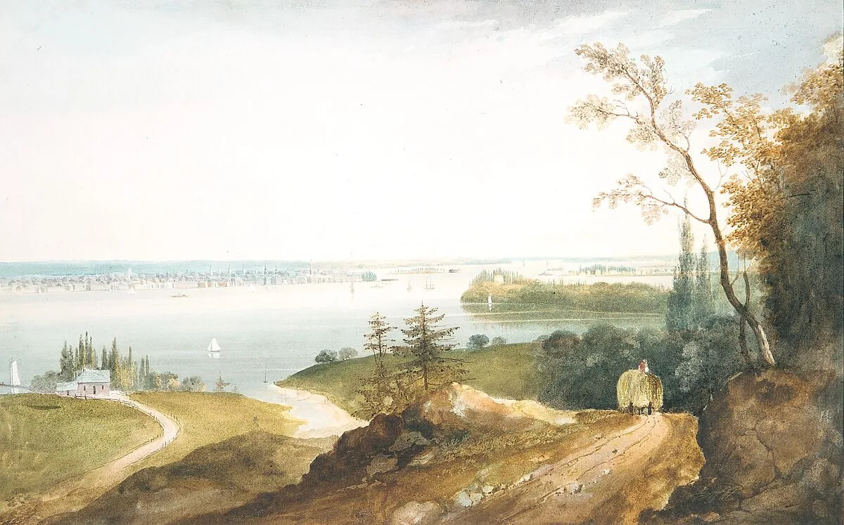 New York from Weehawk — William Guy Wall